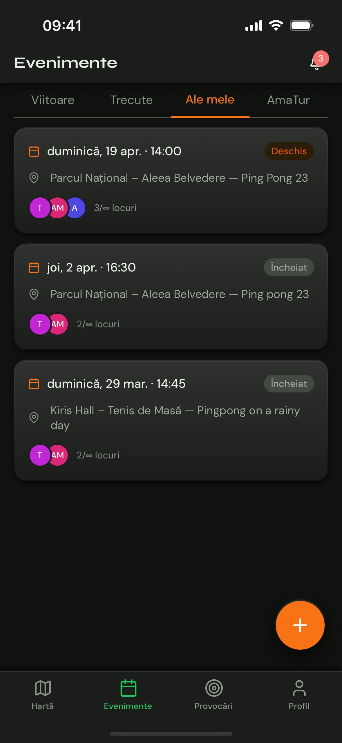 Organize events